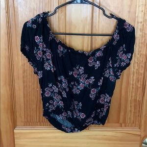 tilly’s cropped floral blouse.